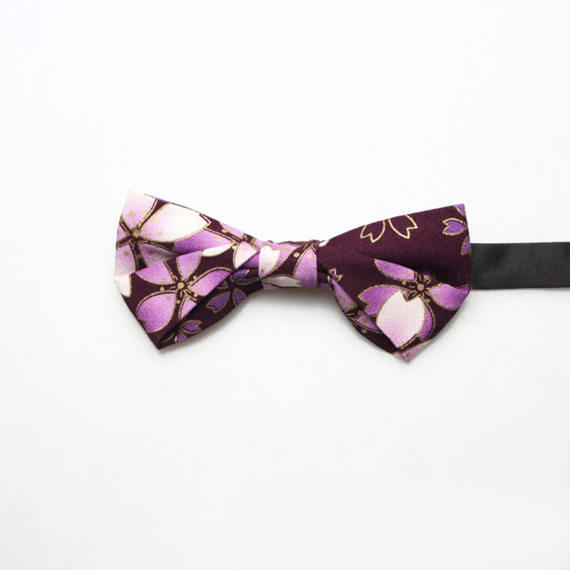 Nœud papillon en coton à motif royal pour homme