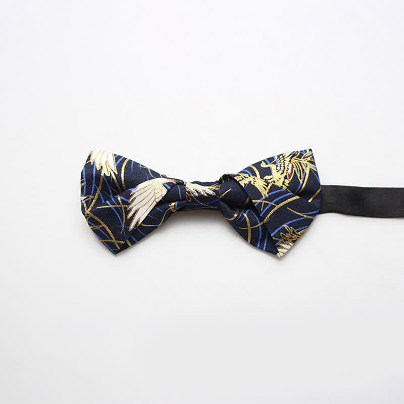 Nœud papillon en coton à motif royal pour homme