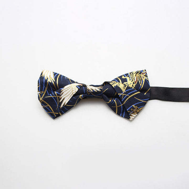 Nœud papillon en coton à motif royal pour homme