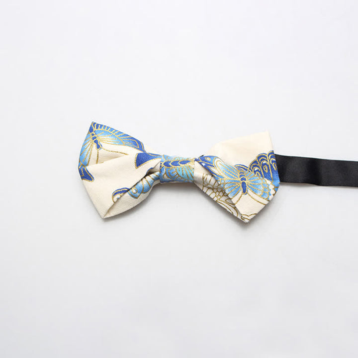 Nœud papillon en coton à motif royal pour homme