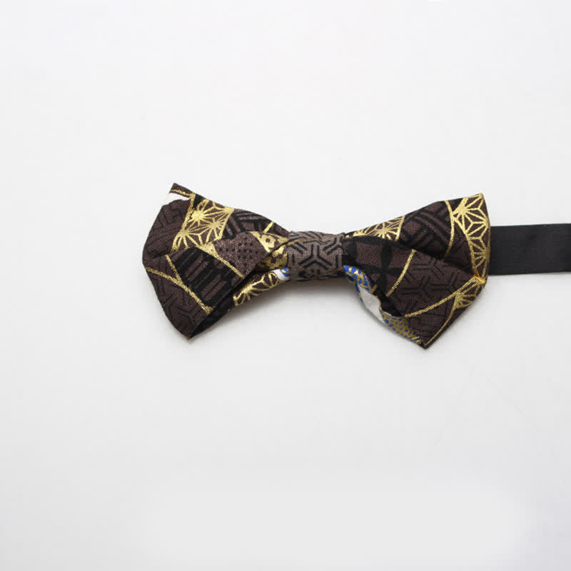 Nœud papillon en coton à motif royal pour homme