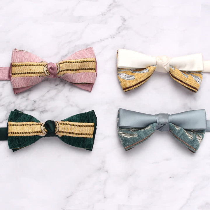 Nœud papillon à épissure de couleur bonbon pour homme