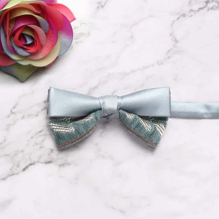 Nœud papillon à épissure de couleur bonbon pour homme