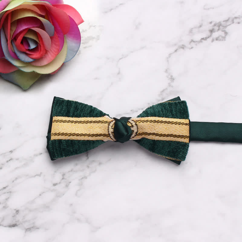 Nœud papillon à épissure de couleur bonbon pour homme