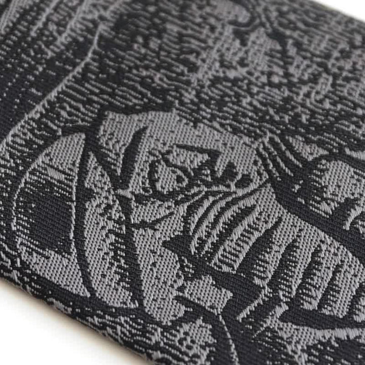 Cravate noire pour homme avec le code de Hammurabi