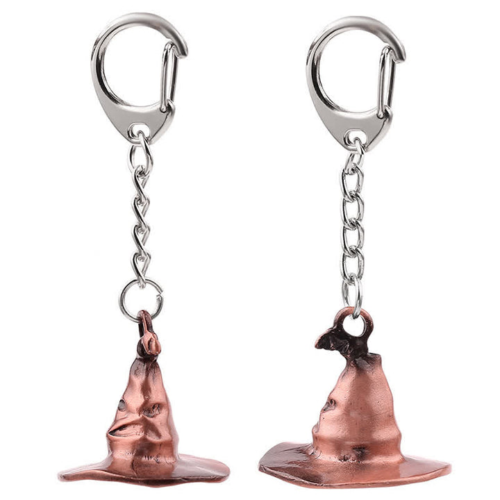Porte-clés pendentif chapeau de sorcière magique