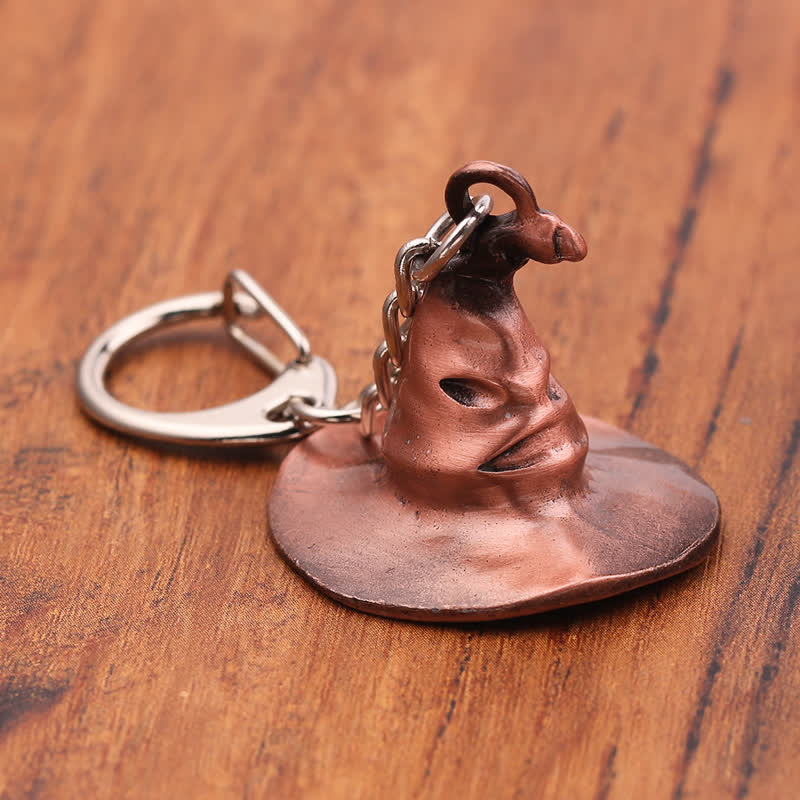 Porte-clés pendentif chapeau de sorcière magique