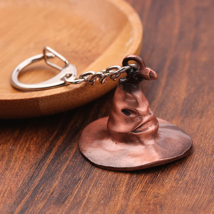 Porte-clés pendentif chapeau de sorcière magique