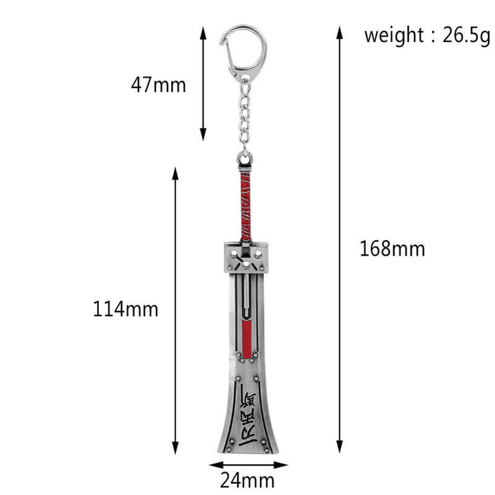 Porte-clés pendentif modèle d'arme épée
