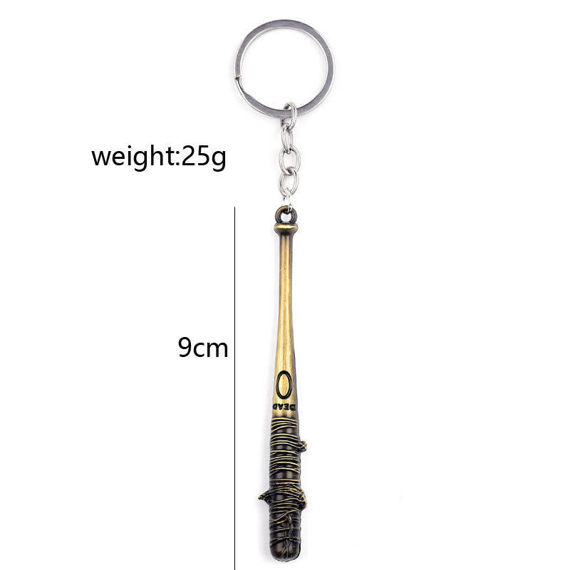 Porte-clés pendentif batte de baseball barbelée chic