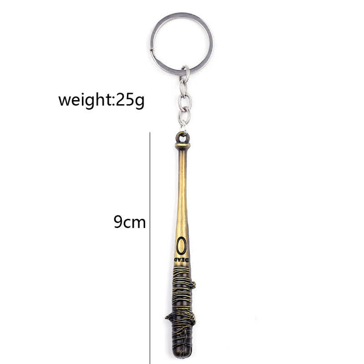 Porte-clés pendentif batte de baseball barbelée chic