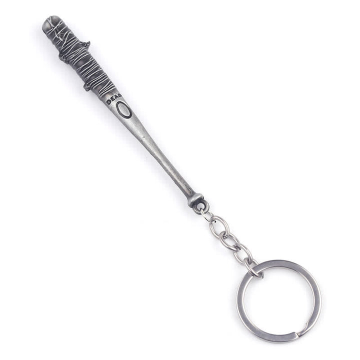 Porte-clés pendentif batte de baseball barbelée chic