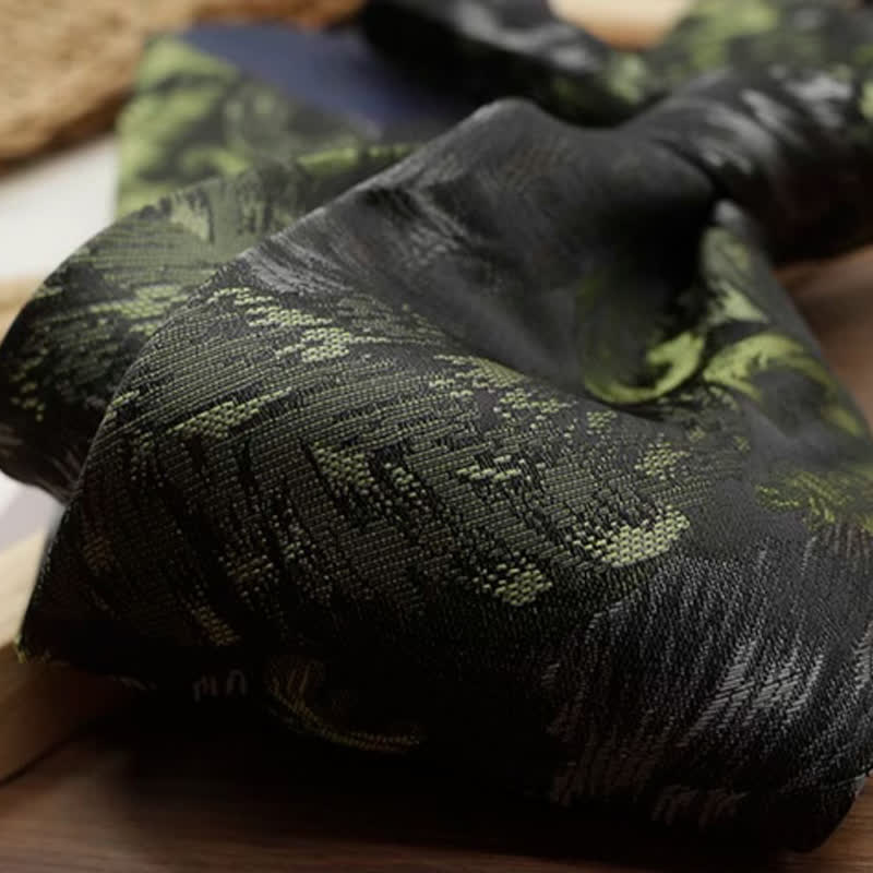 Cravate large décontractée à imprimé floral vintage pour hommes - image 3