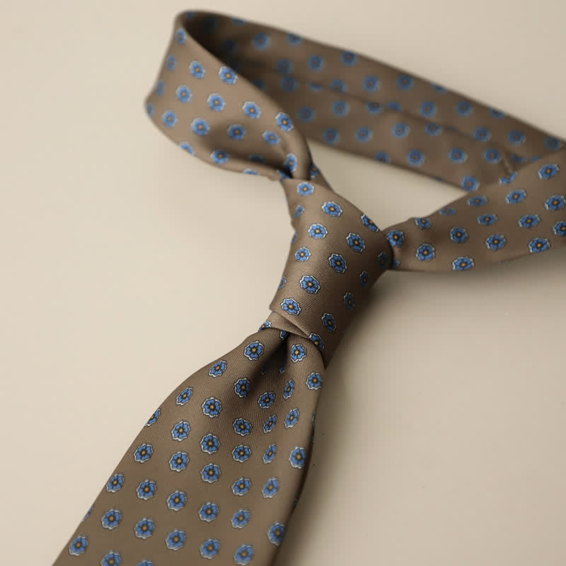 Cravate élégante rétro pour homme à motif floral - Style n° 20 - image 24