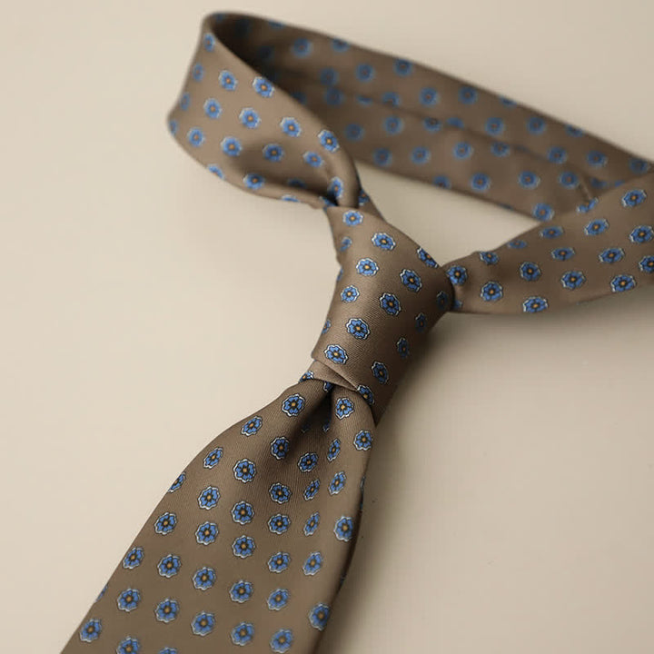 Cravate élégante rétro pour homme à motif floral - Style n° 20 - image 24