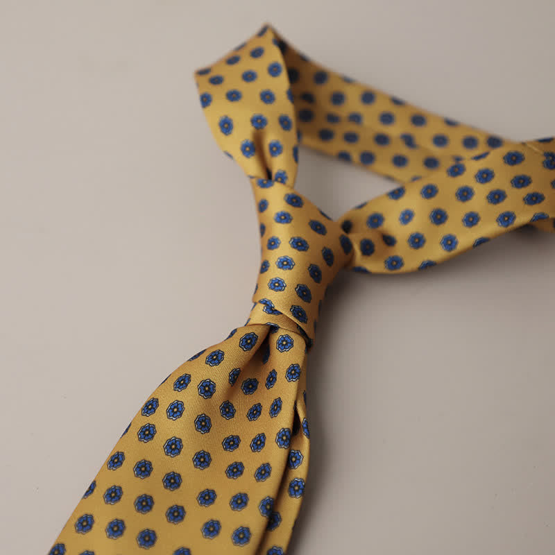 Cravate à motif floral rétro élégante pour homme - Style #21 - image 25