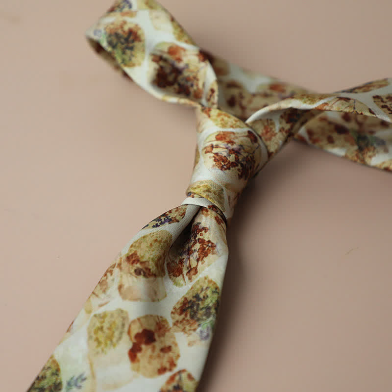 Cravate à motif floral rétro élégante pour homme - Style #11 - image 15