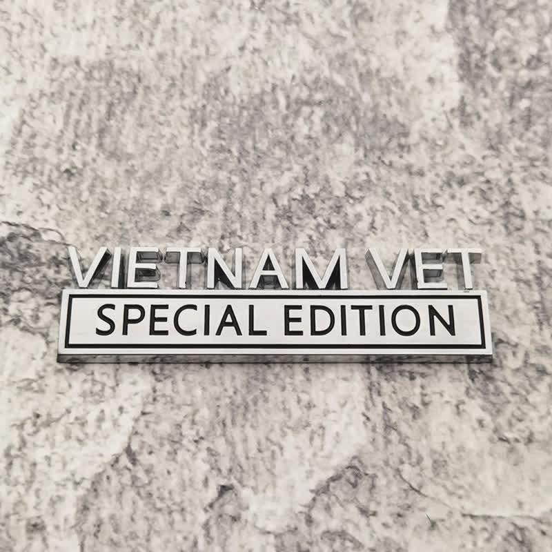 Autocollant en métal pour voiture VIETNAM VET EDITION