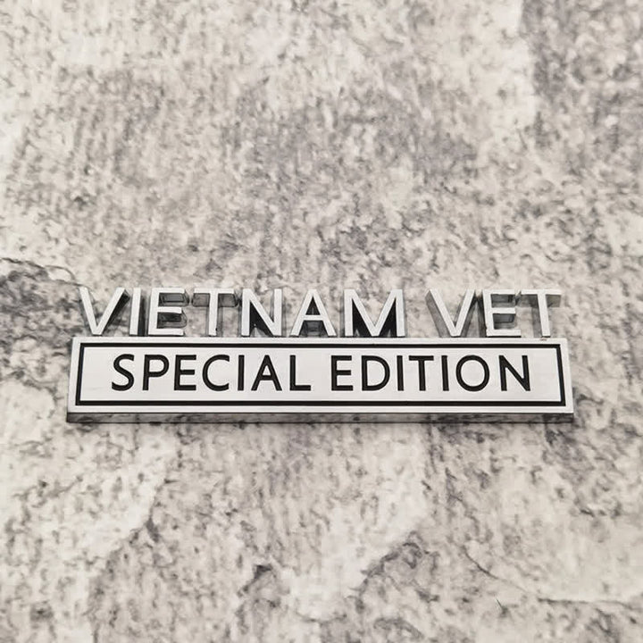 Autocollant en métal pour voiture VIETNAM VET EDITION