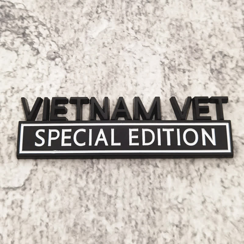 Autocollant en métal pour voiture VIETNAM VET EDITION