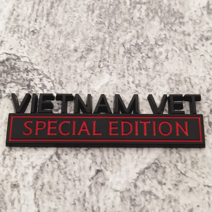Autocollant en métal pour voiture VIETNAM VET EDITION