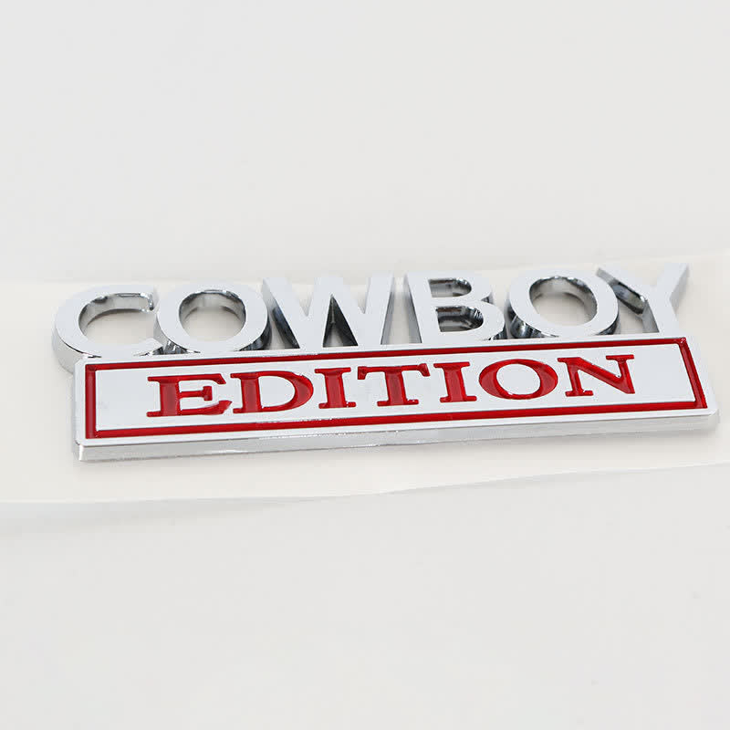 Autocollant ABS ÉDITION COWBOY Emblème Badge de voiture