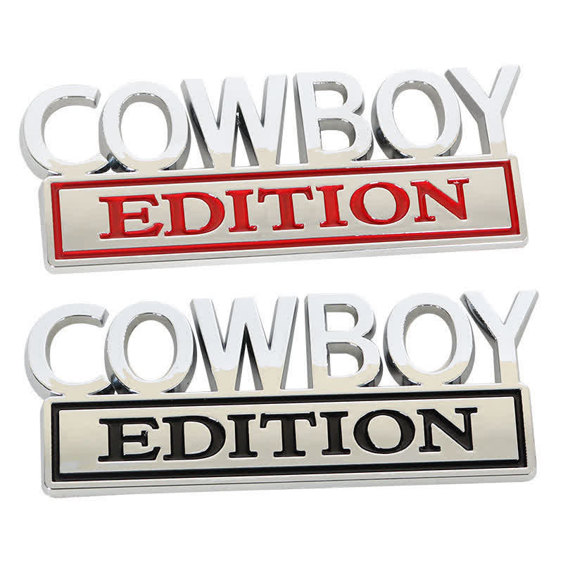 Autocollant ABS ÉDITION COWBOY Emblème Badge de voiture