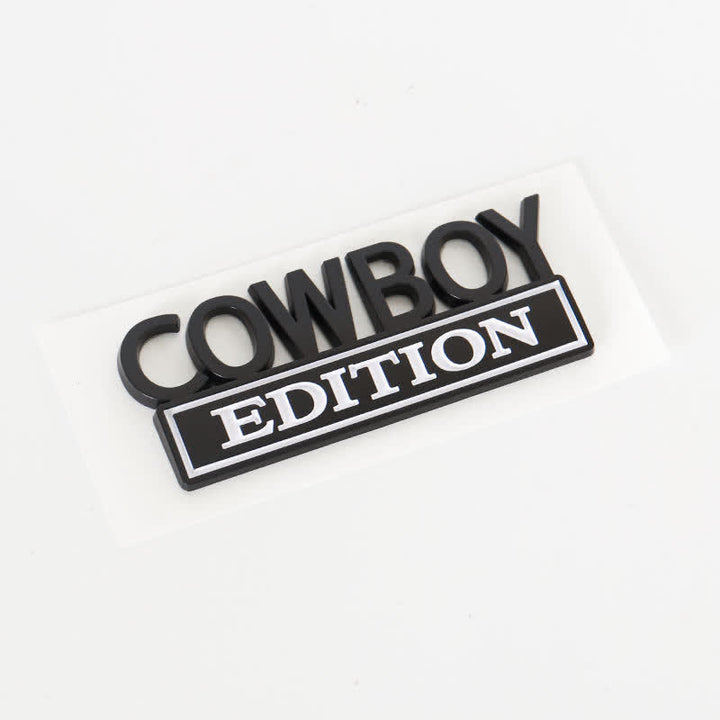 Autocollant ABS ÉDITION COWBOY Emblème Badge de voiture