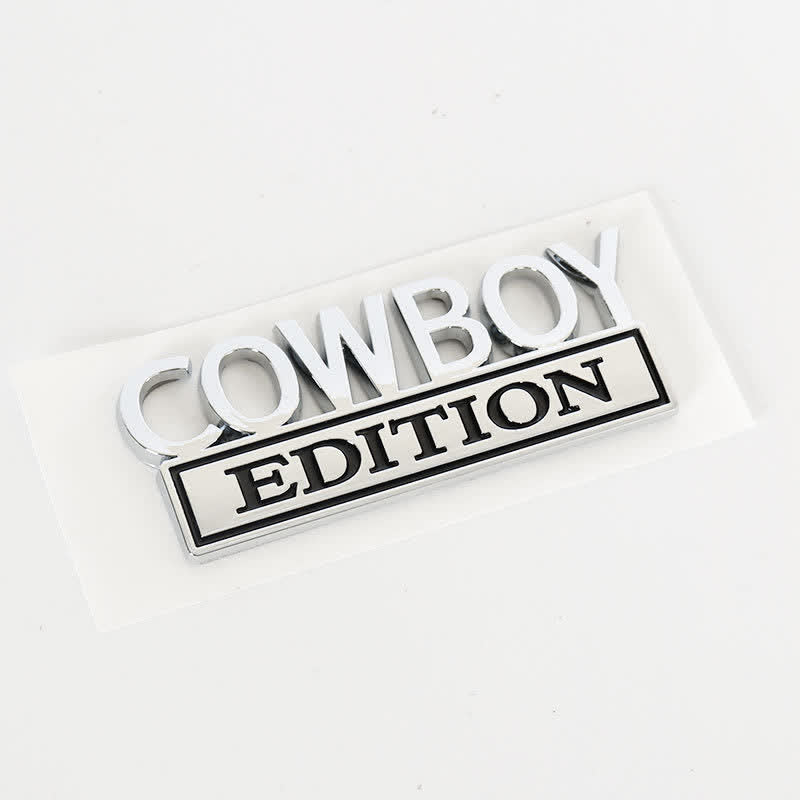 Autocollant ABS ÉDITION COWBOY Emblème Badge de voiture