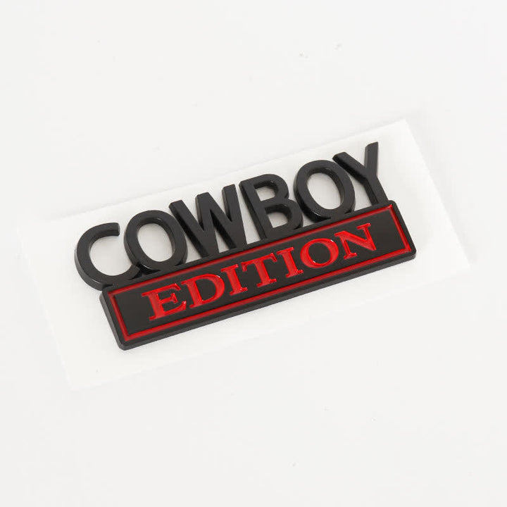Autocollant ABS ÉDITION COWBOY Emblème Badge de voiture