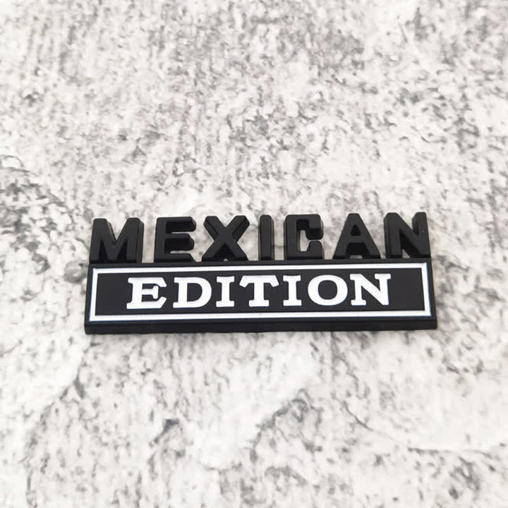 Badge autocollants en métal pour voiture ÉDITION MEXICAINE
