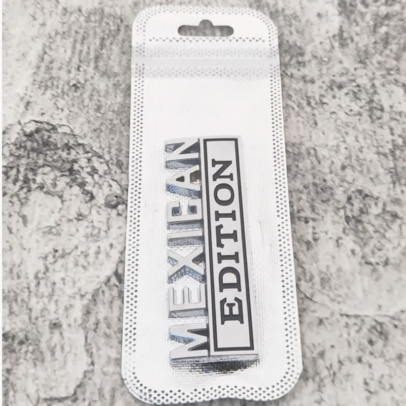 Badge autocollants en métal pour voiture ÉDITION MEXICAINE