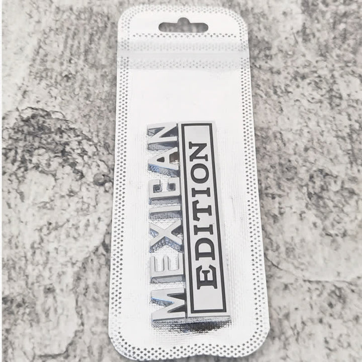 Badge autocollants en métal pour voiture ÉDITION MEXICAINE