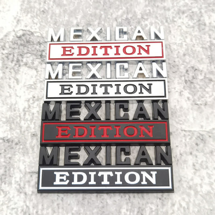 Badge autocollants en métal pour voiture ÉDITION MEXICAINE