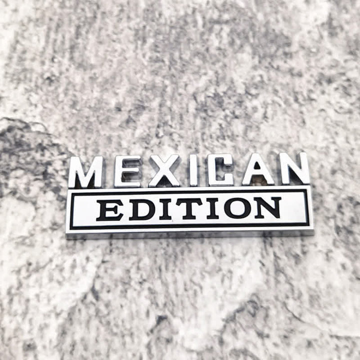 Badge autocollants en métal pour voiture ÉDITION MEXICAINE