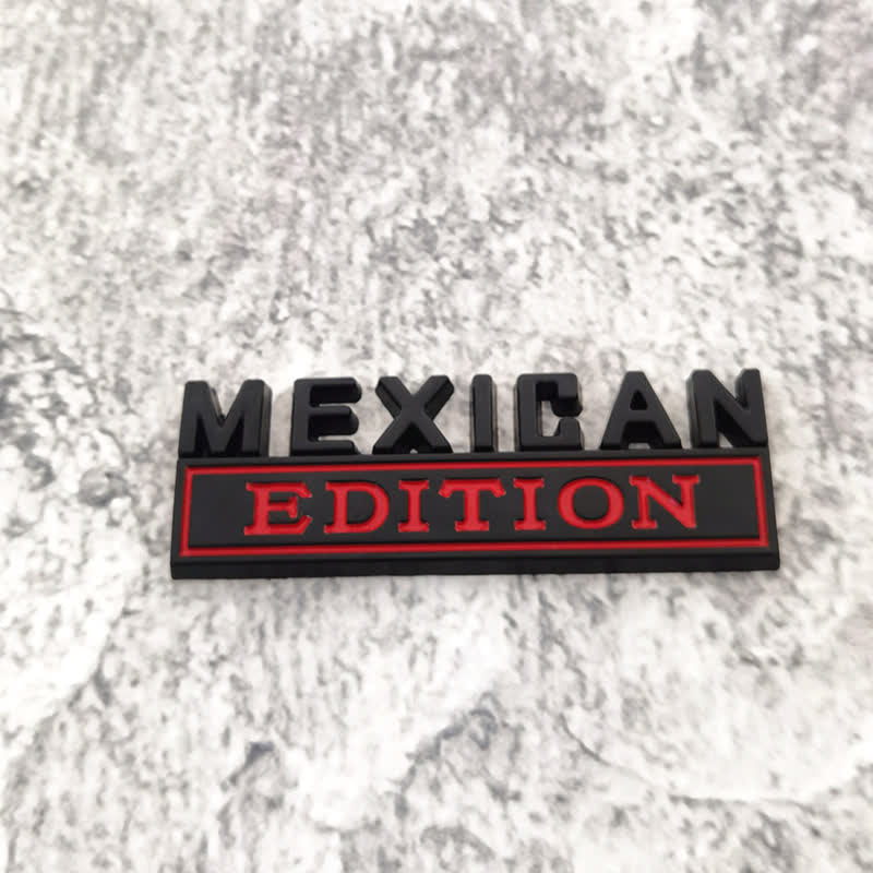 Badge autocollants en métal pour voiture ÉDITION MEXICAINE