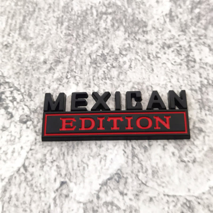 Badge autocollants en métal pour voiture ÉDITION MEXICAINE