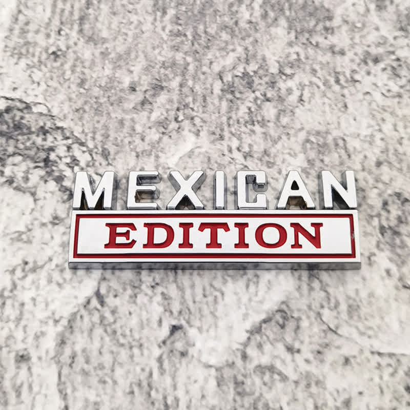 Badge autocollants en métal pour voiture ÉDITION MEXICAINE