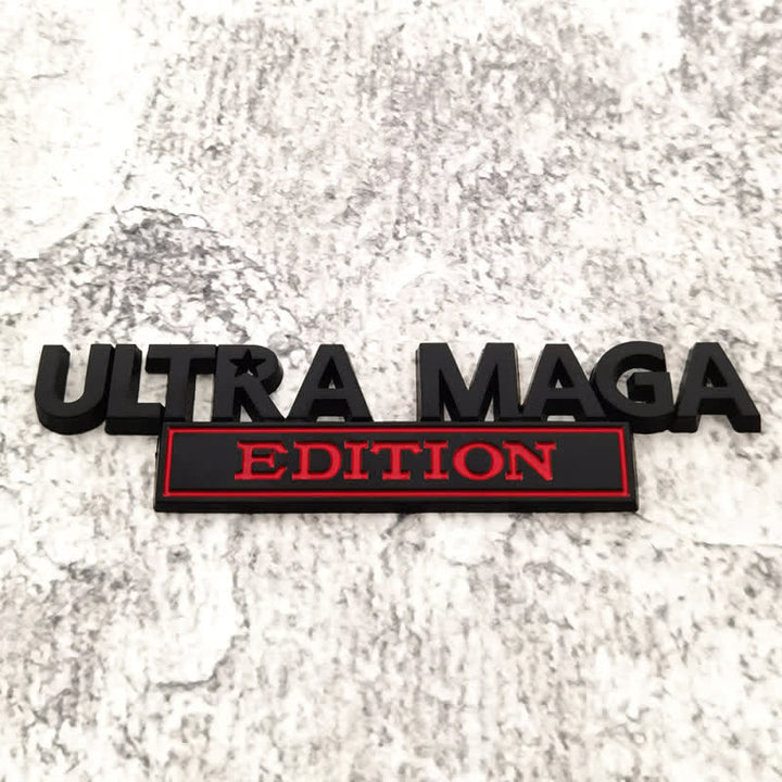 Badge autocollants en métal pour voiture ULTRA MAGA EDITION