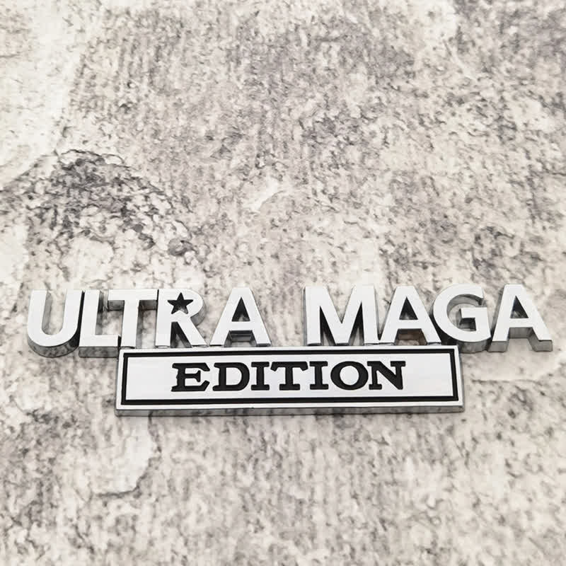 Badge autocollants en métal pour voiture ULTRA MAGA EDITION
