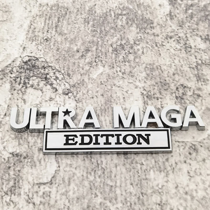Badge autocollants en métal pour voiture ULTRA MAGA EDITION