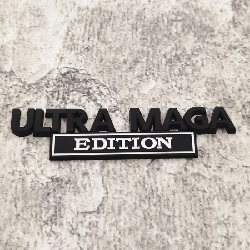 Badge autocollants en métal pour voiture ULTRA MAGA EDITION