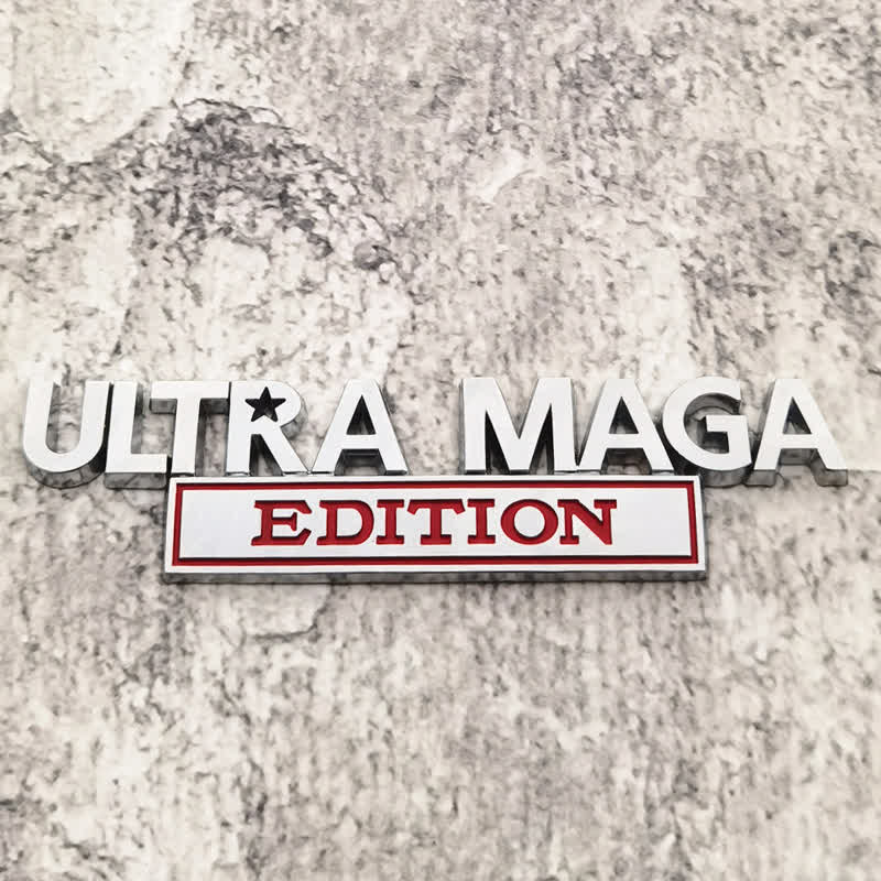 Badge autocollants en métal pour voiture ULTRA MAGA EDITION
