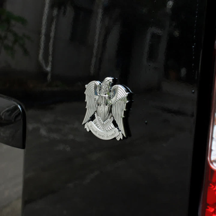 Autocollant en métal pour voiture, Totem d'aigle, Faucon