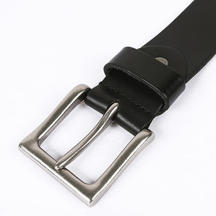 Ceinture unisexe en cuir clouté avec tête de mort et rivets