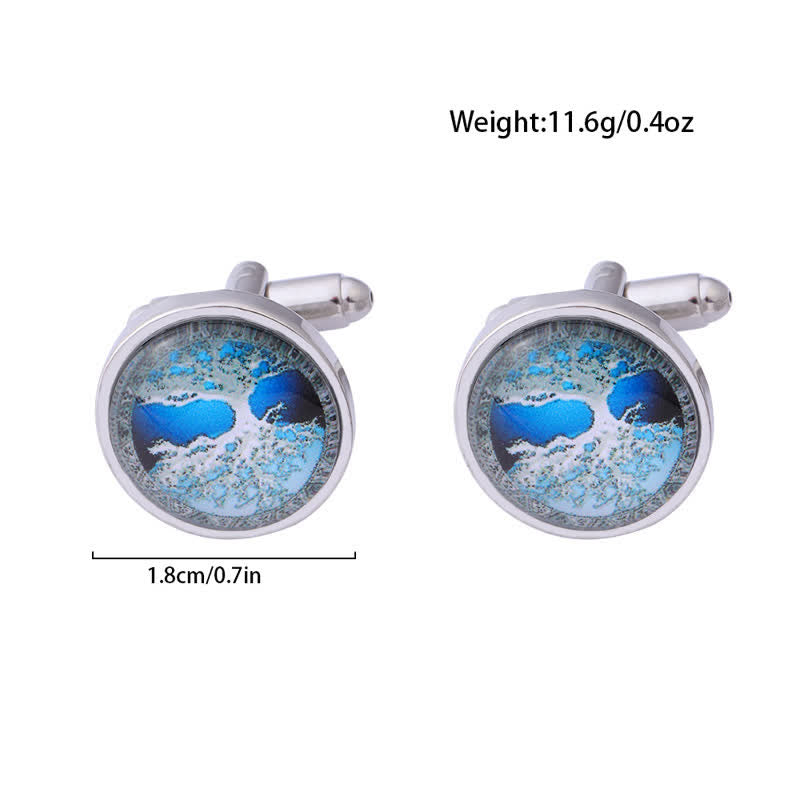 Boutons de manchette pour chemise à motif arbre de vie simple pour homme - image 3