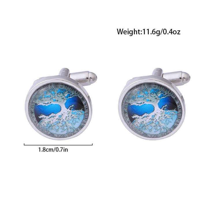 Boutons de manchette pour chemise à motif arbre de vie simple pour homme - image 3