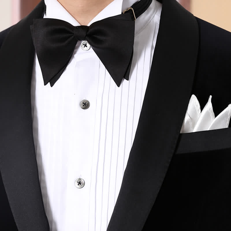 Nœud papillon surdimensionné et gracieux pour homme