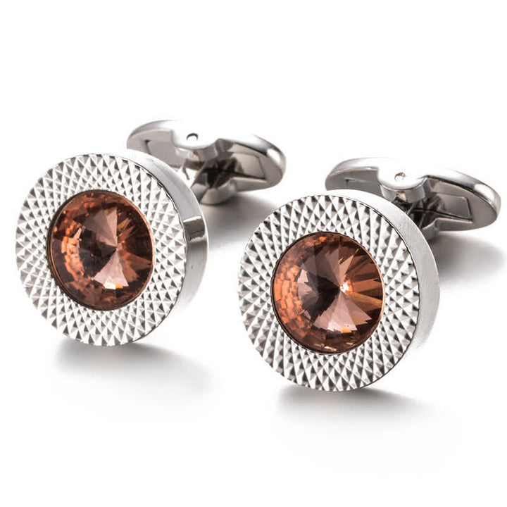 Boutons de manchette séduisants en cristal et pierres précieuses pour hommes - image 14