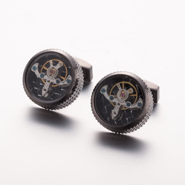 Boutons de manchette pour montre mécanique Cool Tourbillon pour homme - image 4
